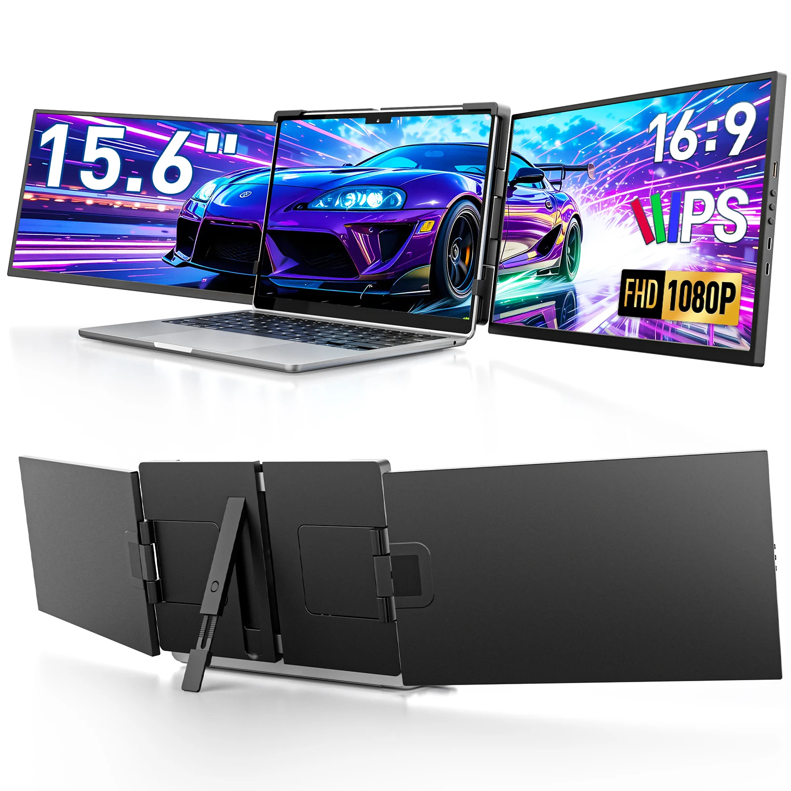 Laptop Triple Screen Extender