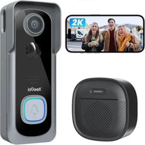 Wireless Video Doorbell with Chime Ringer,