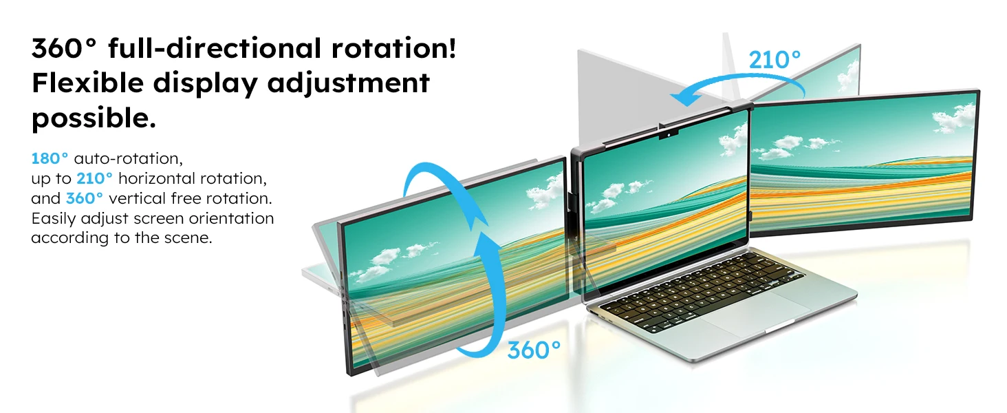 Laptop Triple Screen Extender - Image 2