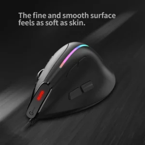 Ergonomic Vertical RGB Mouse