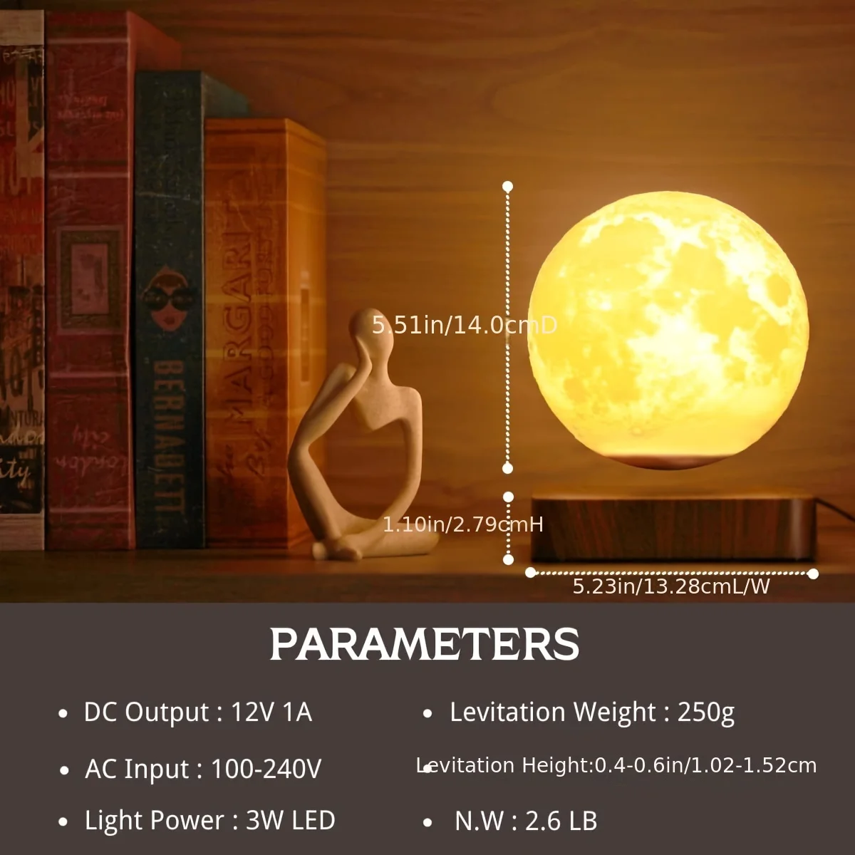 Floating Moon Lamp - Image 3