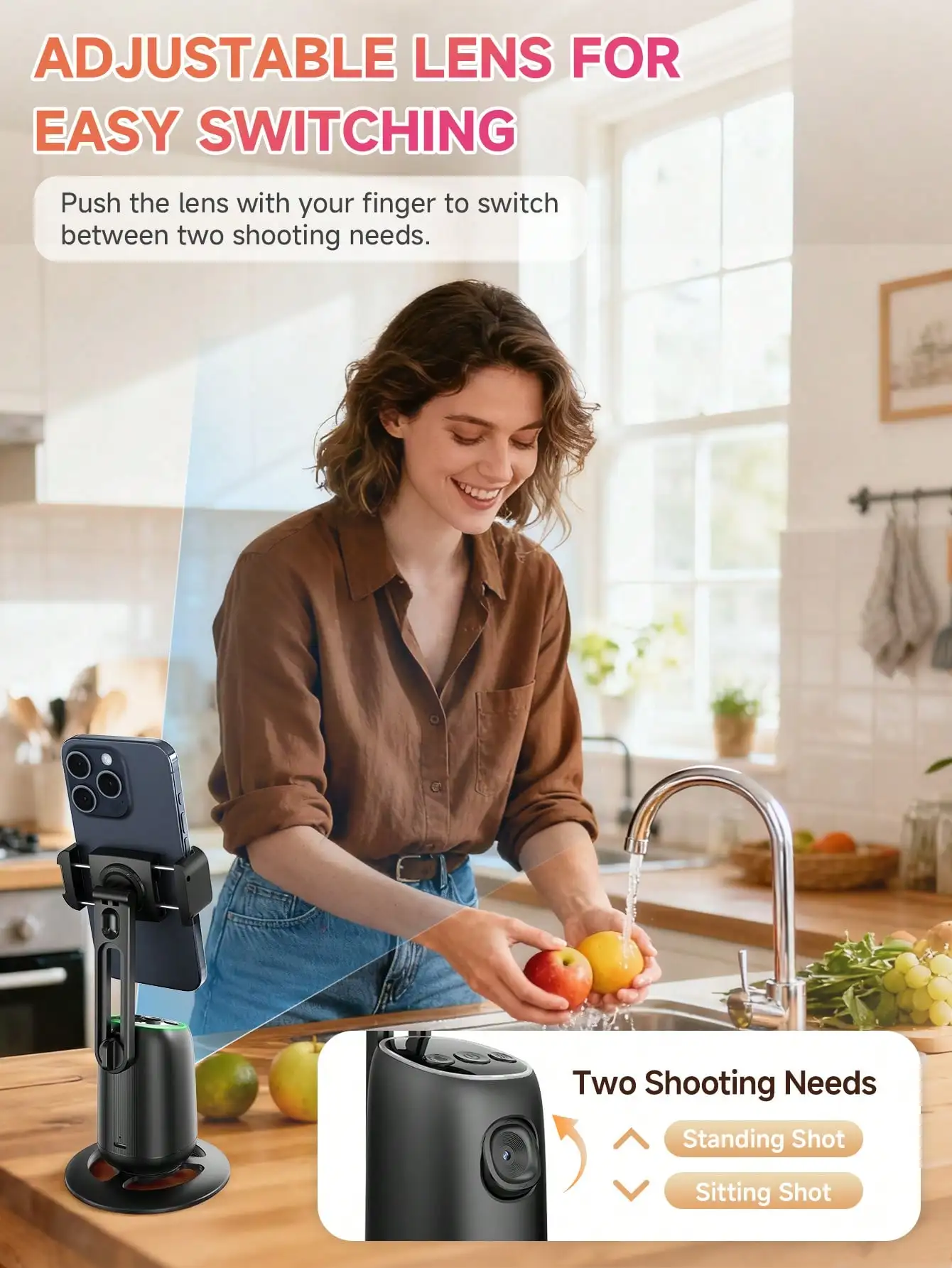 Auto Tracking Phone Gimbal Stabilizer - Image 2