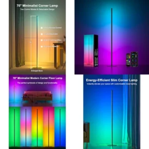Corner Floor Lamp RGB LED