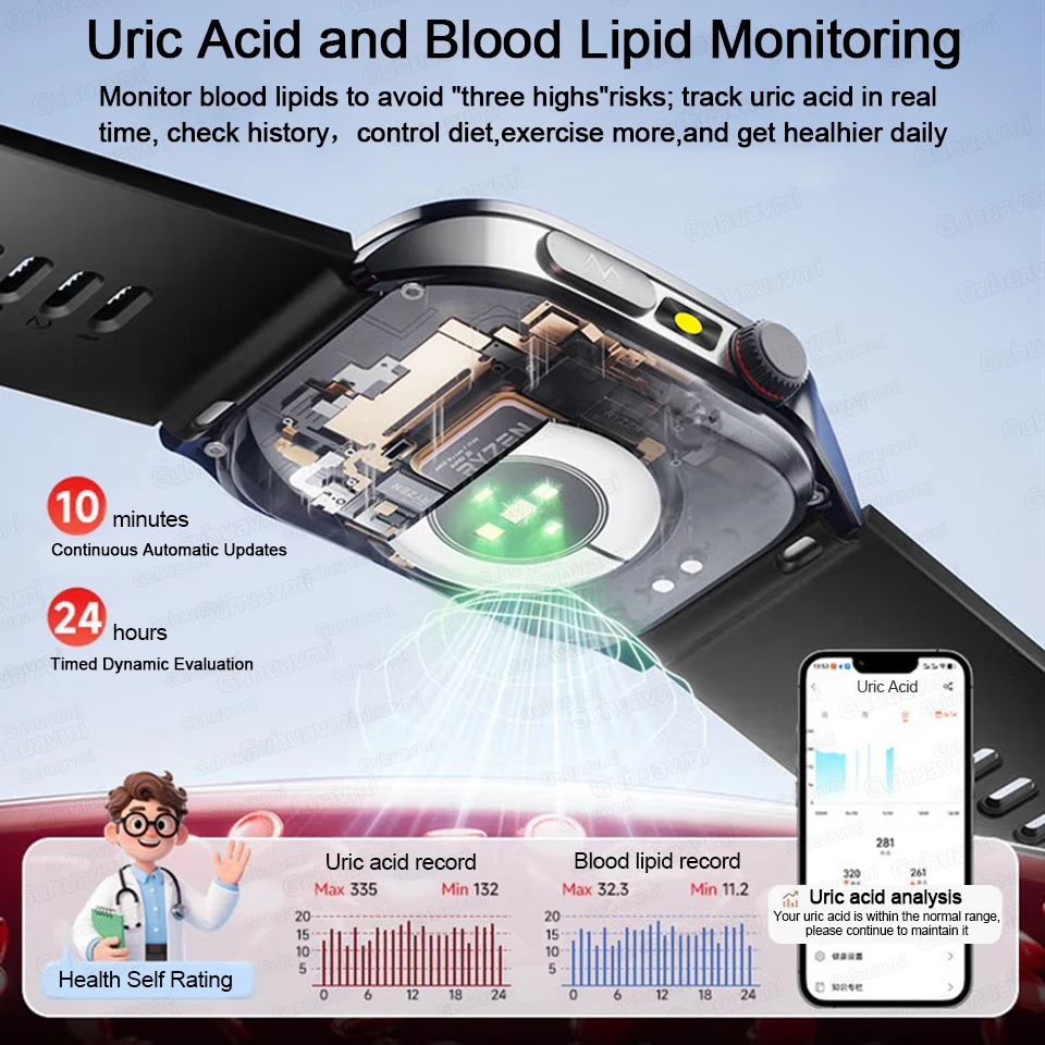 Smart Watch ECG Heart Rate - Image 2