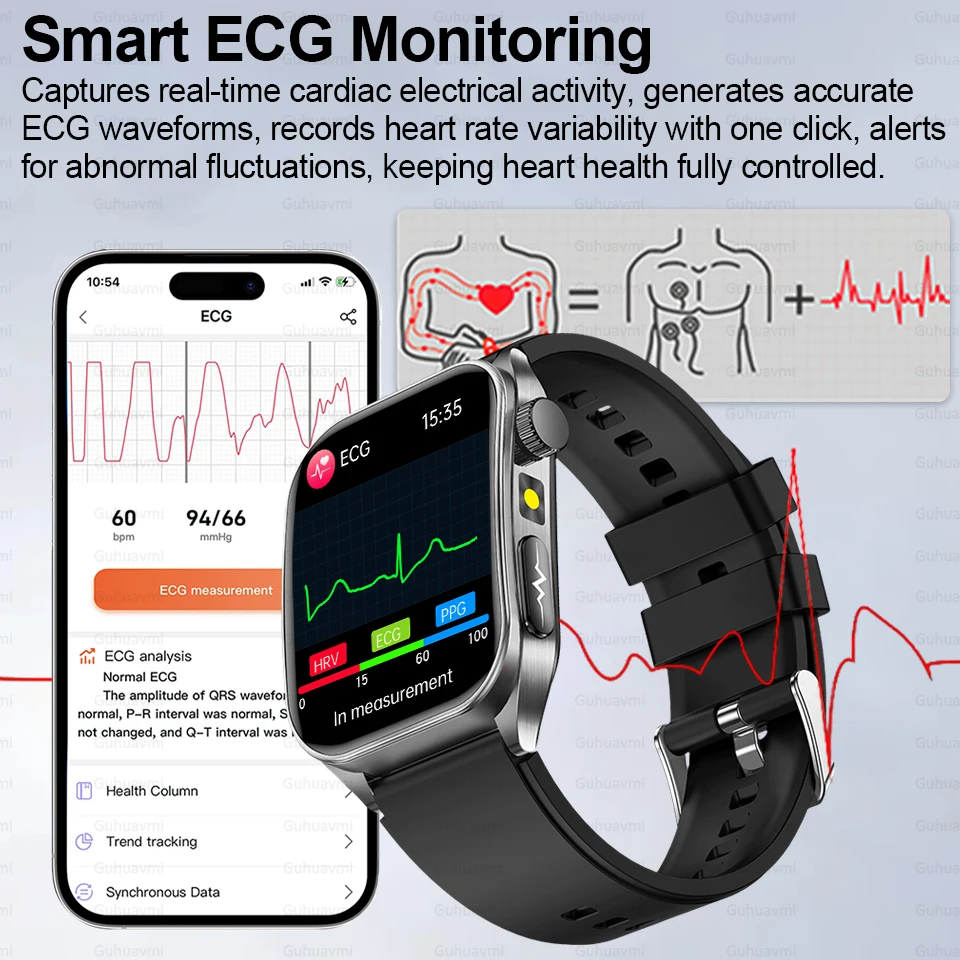 Smart Watch ECG Heart Rate - Image 3